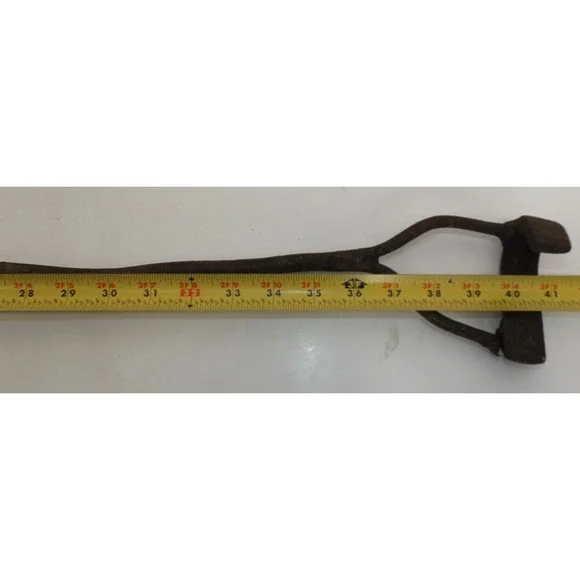 Retired Authentic Western Montana Cattle Branding Iron J - 3' letter/41 iron